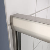 Premium Bypass Shower Door with 1/4" Glass & Chrome Finish