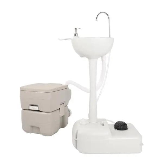 Portable Removable Outdoor Hand Sink with Portable Toilet