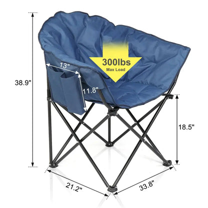 Camping Chair Blue Alloy Steel - MLNshops