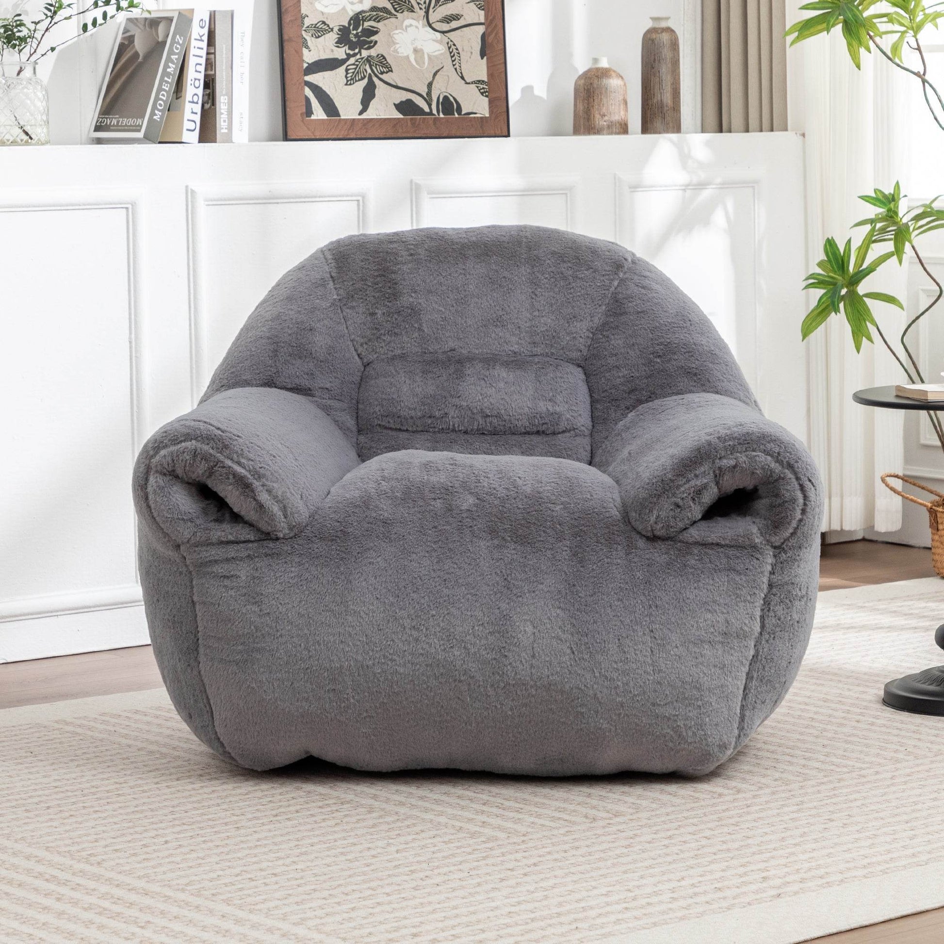 MLNshops Comfy Bean Bag Chair with Back Support Default