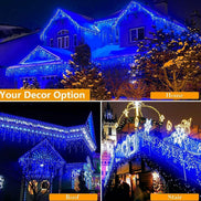 Curtain Icicle Lights Wedding Party LED Fairy Christmas Indoor Outdoor Light