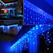 Curtain Icicle Lights Wedding Party LED Fairy Christmas Indoor Outdoor Light