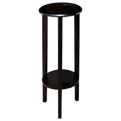 Espresso Round Accent Table - MLNshops