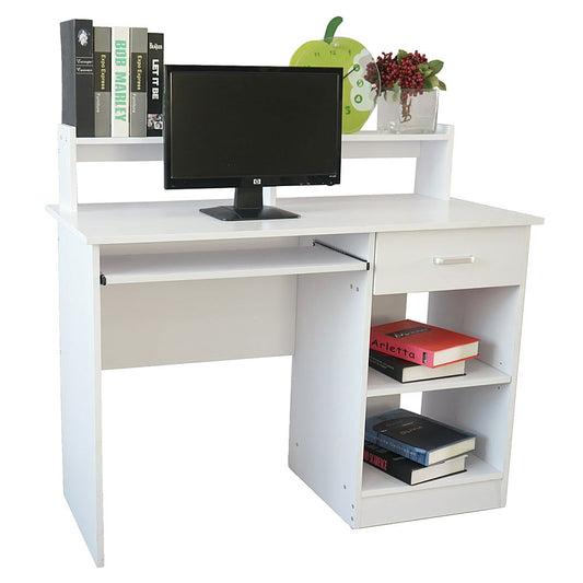 General Style Modern E1 15MM Chipboard Computer Desk White MLNshops