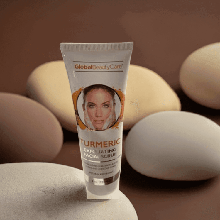 Global beauty Care Turmeric Exfoliating Facial Scrub. (pack of 2)