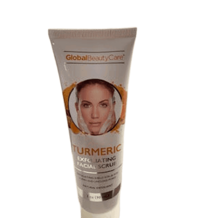 Global beauty Care Turmeric Exfoliating Facial Scrub. (pack of 2)