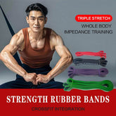 Green 1.75 Latex Pull Assist Bands for Resistance Training