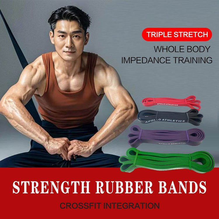 Green 1.75 Latex Pull Assist Bands for Resistance Training