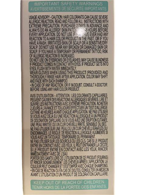 Semi-Permanent Hair Color Capillaire teal turquoise 1.70 FL.OZ