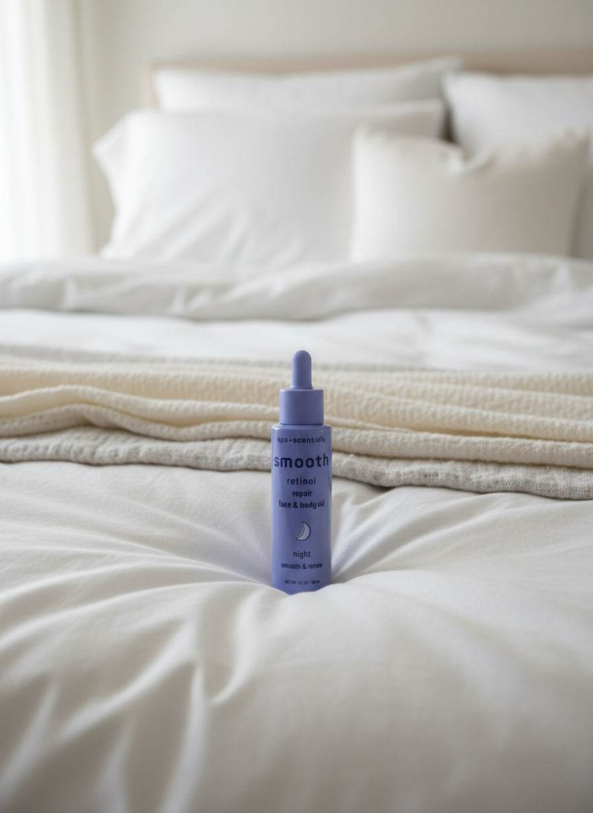 Spa scentials smooth retinol repair face & body oil