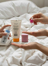 Dermasil Skin Care Collection recovery cream, jelly cleanser, oil serum, and hydra serum