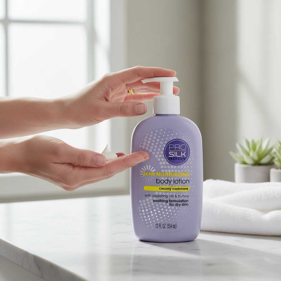Pro Silk Creamy Cashmere Body Lotion for daily moisturizing