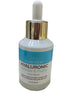 Bottle of Evenza Hyaluronic Hydrate & Plump face serum on a white background