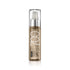 Skincare serum bottle with pump on a white background