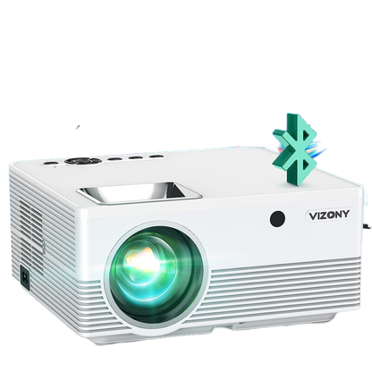 Mini Projector with 5G WiFi and Bluetooth, 20000L 600ANSI Full HD Native 1080P Projector, Support 4k & 350" Display.