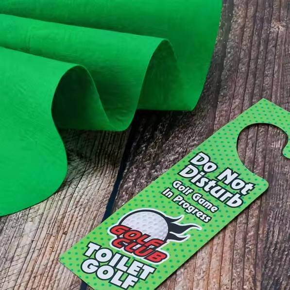 Mini Toilet Golf Toy Set Toilet Time Golf Game Set Golf Training