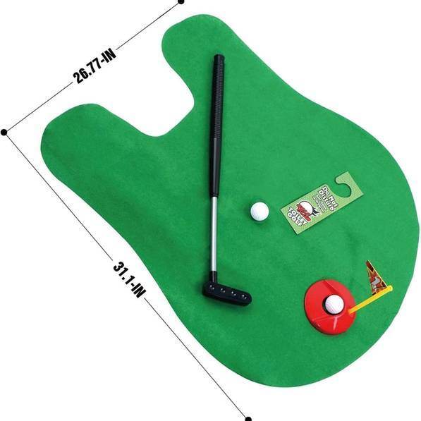 Mini Toilet Golf Toy Set Toilet Time Golf Game Set Golf Training