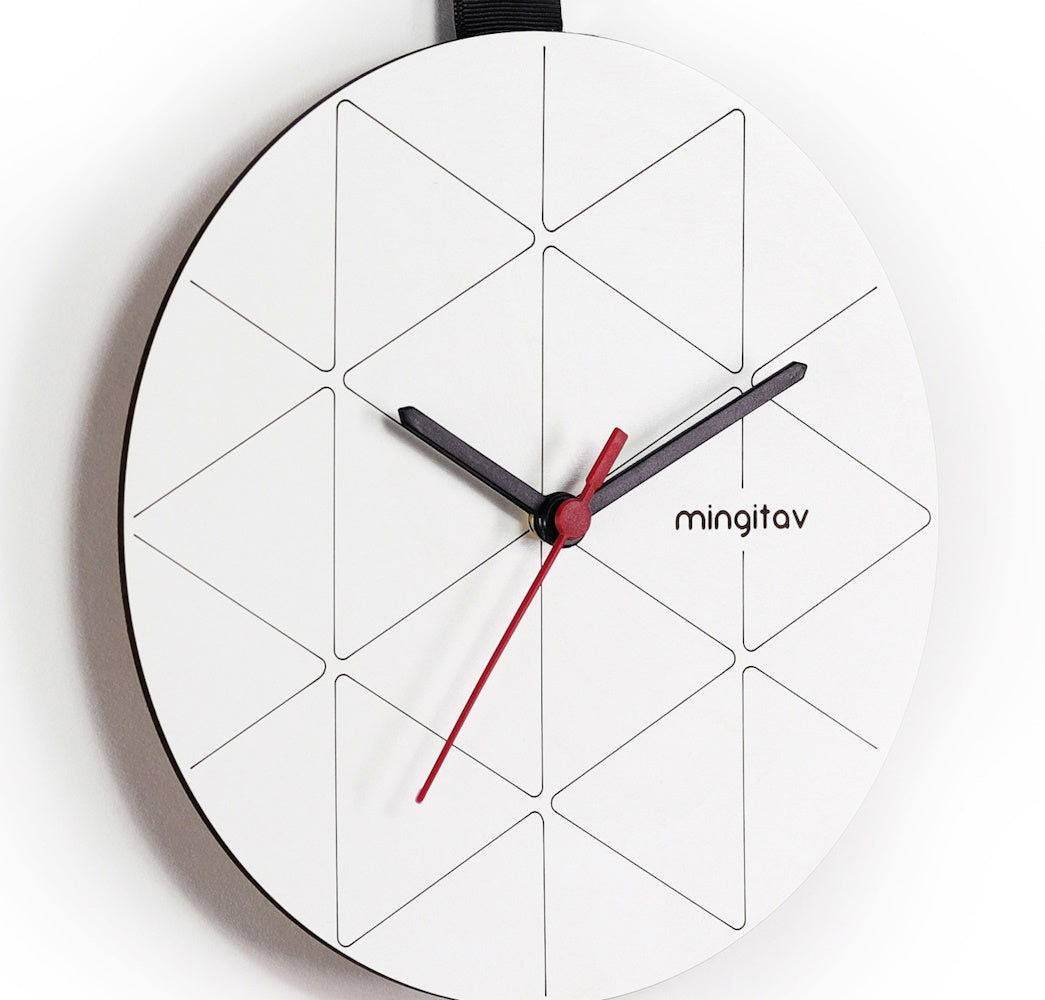 Minuet Wall Clock Black