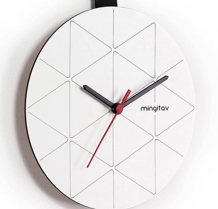 Minuet Wall Clock Black