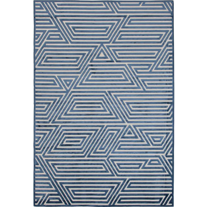 Orbit Blue Area Rug 5x8 - MLNshops