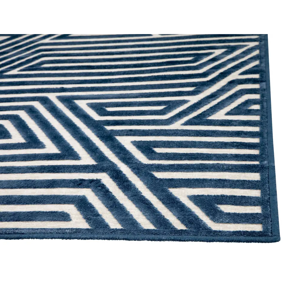 Orbit Blue Area Rug 5x8 - MLNshops