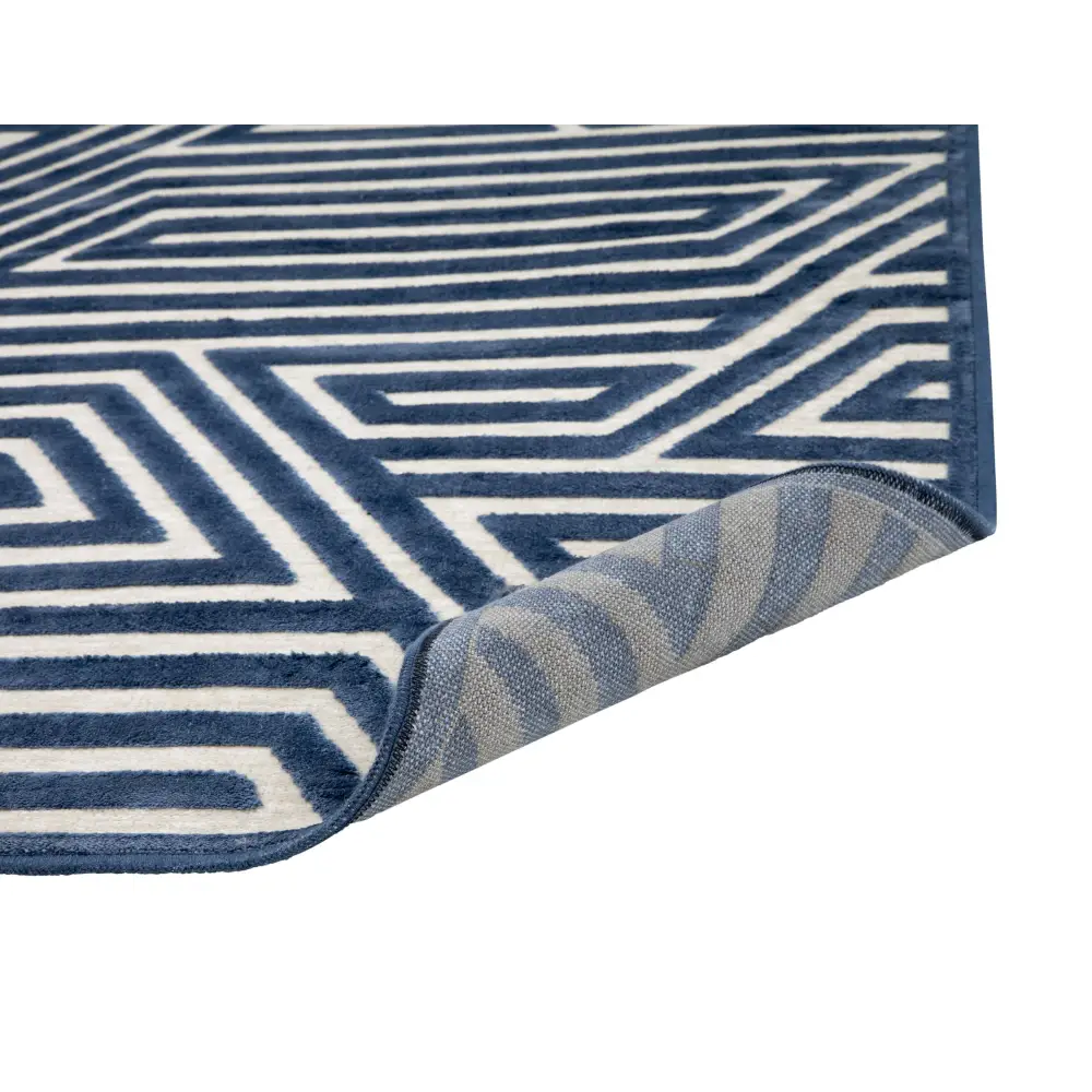 Orbit Blue Area Rug 5x8 - MLNshops