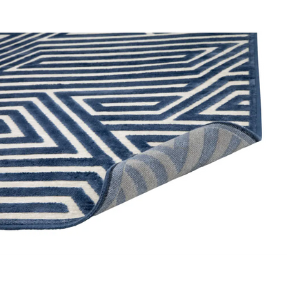 Orbit Blue Area Rug 5x8 - MLNshops