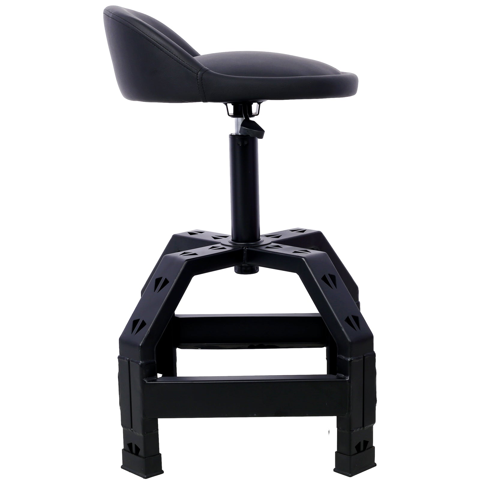 Pneumatic 360 Degree Swivel Stool, Mechanics Rolling Creeper Seat, Heavy Duty Mechanics Stool,black MLNshops