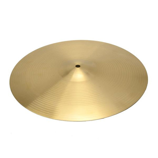 Professional 16" 0.7mm Copper Alloy Crash Cymbal for Drum Set Golden Default Title