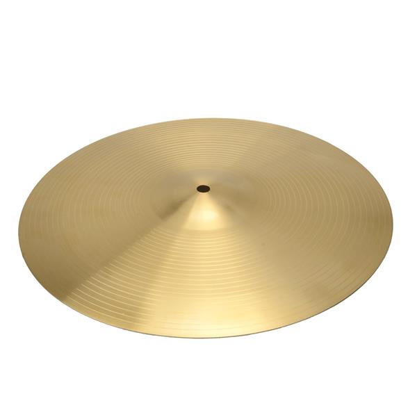 Professional 18" 0.8mm Copper Alloy Ride Cymbal for Drum Set Golden Default Title