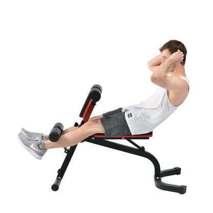 Roman Chair with Adjustable Height,Multi-function Bench, Back Extension Bench, Ab Chair for Whole-Body Training MLNshops