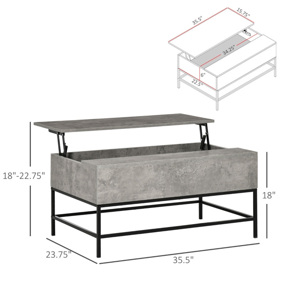 Top Coffee Table-Grey - MLNshops