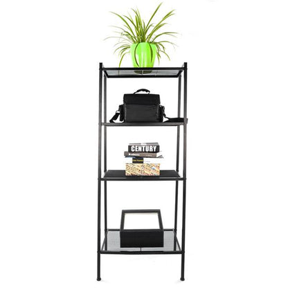 Widen 4 Tiers Bookshelf Black - MLNshops