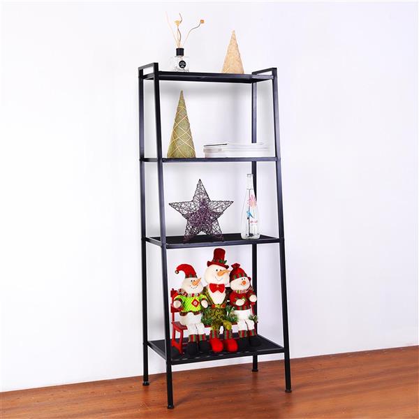 Widen 4 Tiers Bookshelf Black - MLNshops