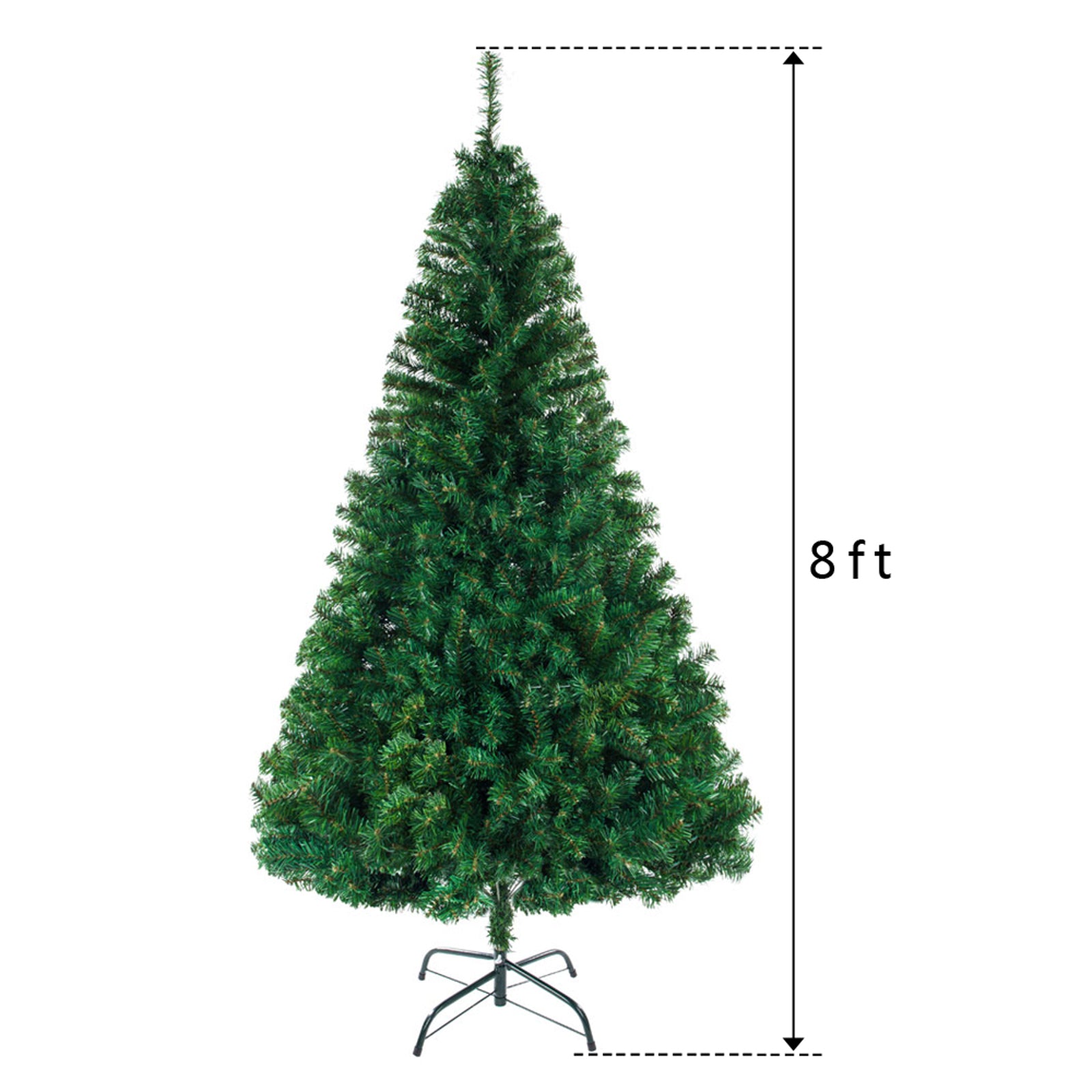 8FT Christmas Tree with 1138 Branches MLNshops]