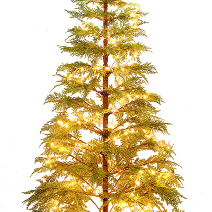 6ft Realistic LED Christmas Tree with Metal Stand - 612 Tips