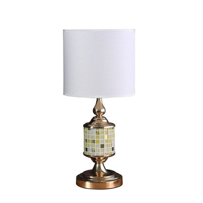 23' Layla Rose Gold Bohemian Glass Mosaic Modern Table Lamp Default
