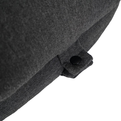 Snap button on Ergonomic Memory Foam Bed Pillow - Spinal Support Pillow for securing position or attaching accessories.