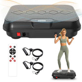 Vibration Plate Exercise Machine with digital display and control panel