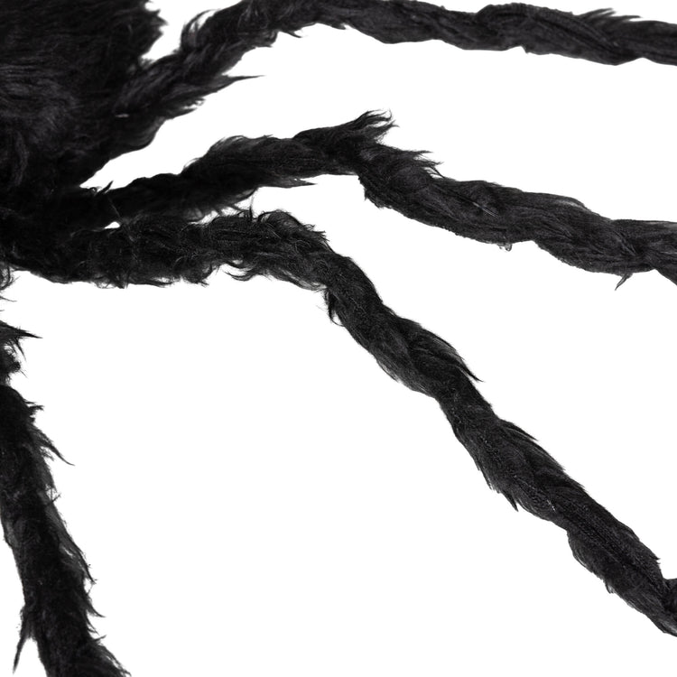 Close-up of black rope on a white background