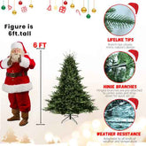 Christmas tree size options chart