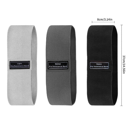 MLNshops hip booty bands for women workout - Non-Slip 3pc