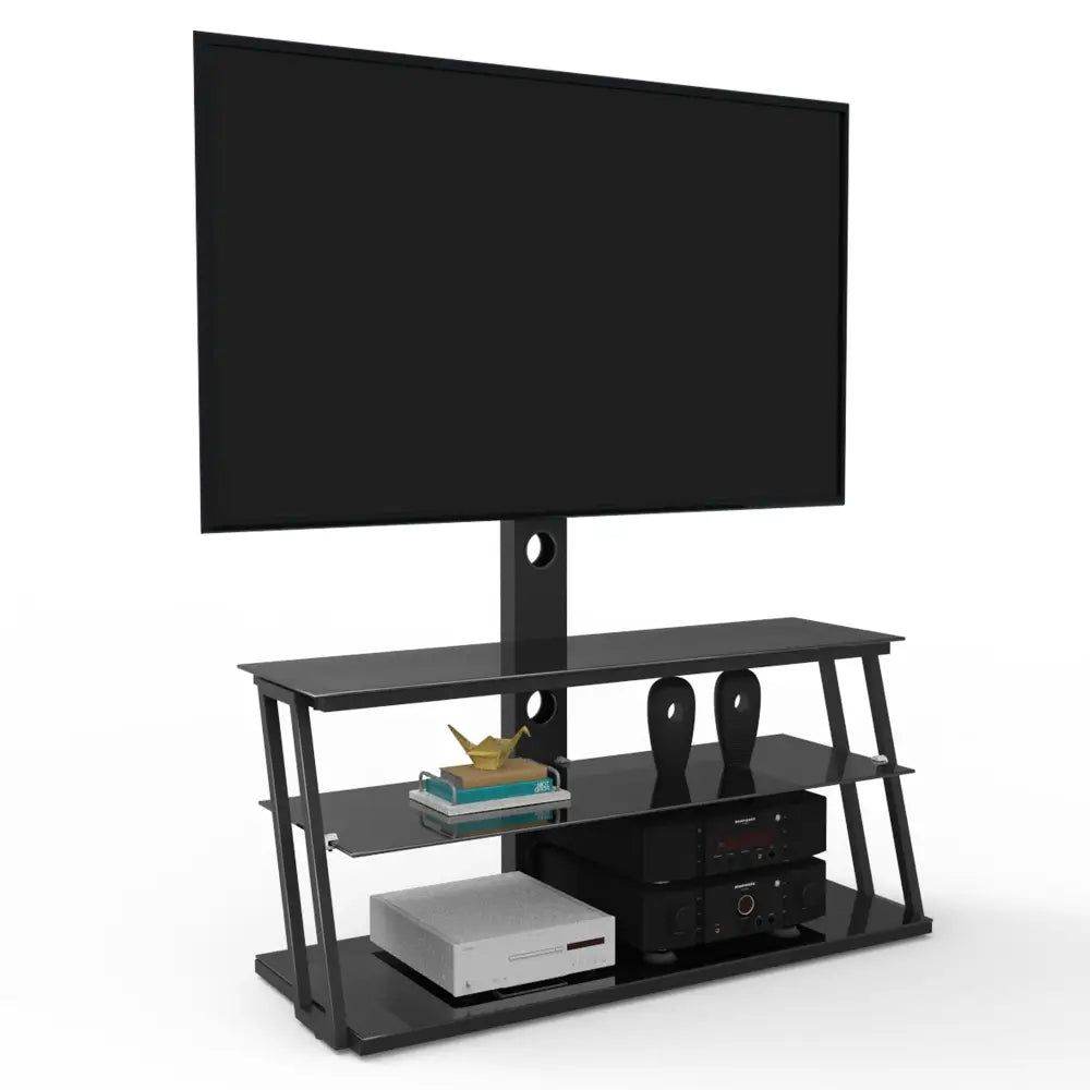 MLNshops Adjustable Glass TV Stand for Modern Living Rooms - MLNshops