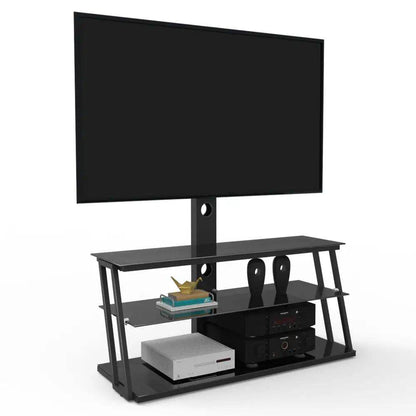 MLNshops Adjustable Glass TV Stand for Modern Living Rooms - MLNshops