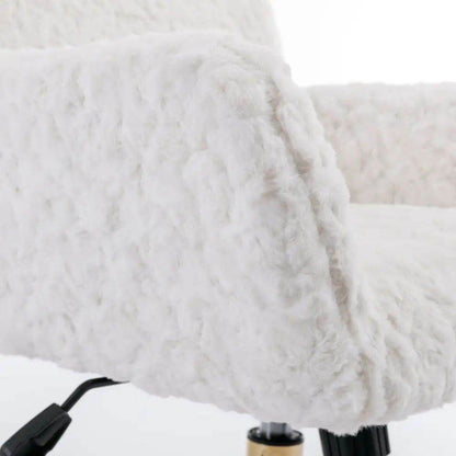 MLNshops Adjustable Home Office Chair in White