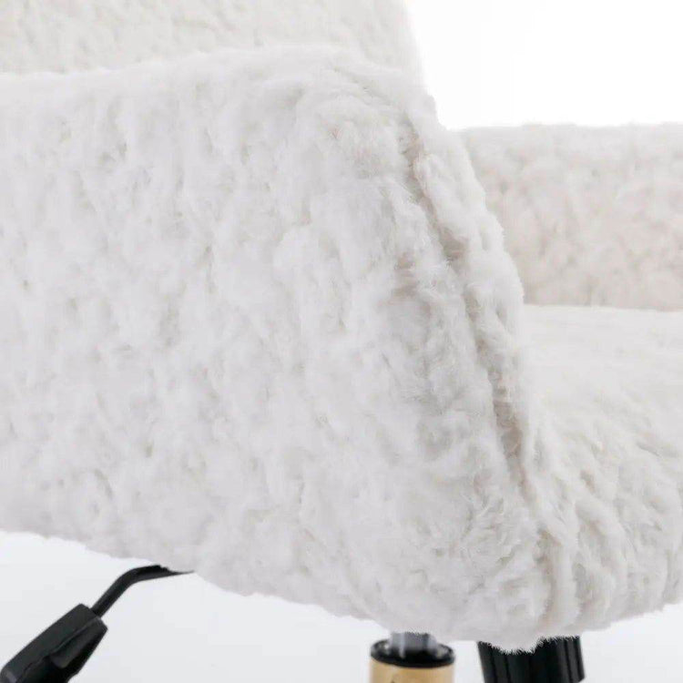 MLNshops Adjustable Home Office Chair in White