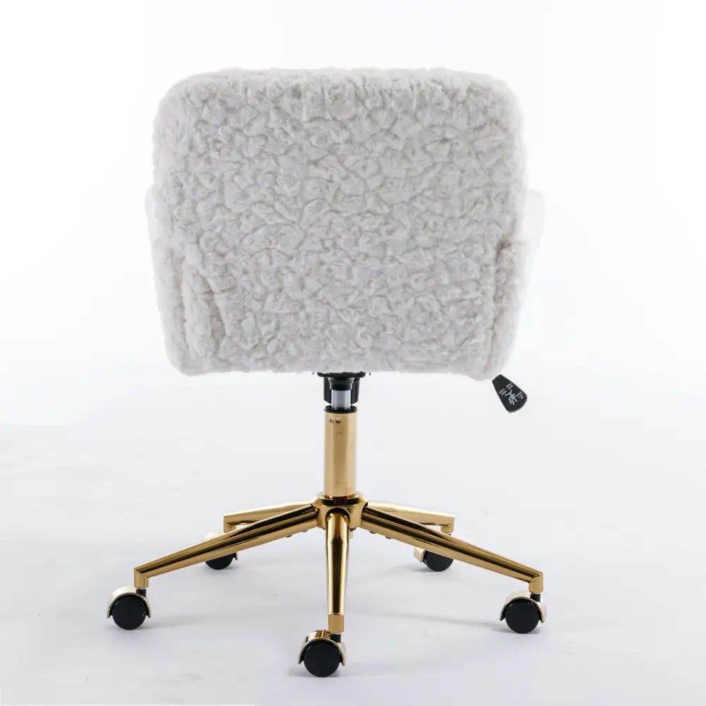 MLNshops Adjustable Home Office Chair in White