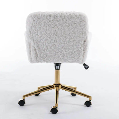 MLNshops Adjustable Home Office Chair in White