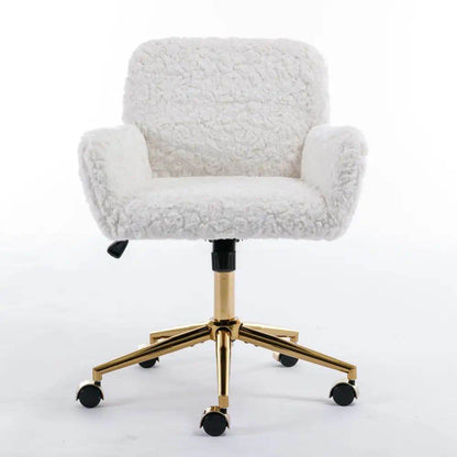 MLNshops Adjustable Home Office Chair in White