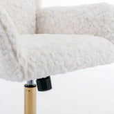 MLNshops Adjustable Home Office Chair in White